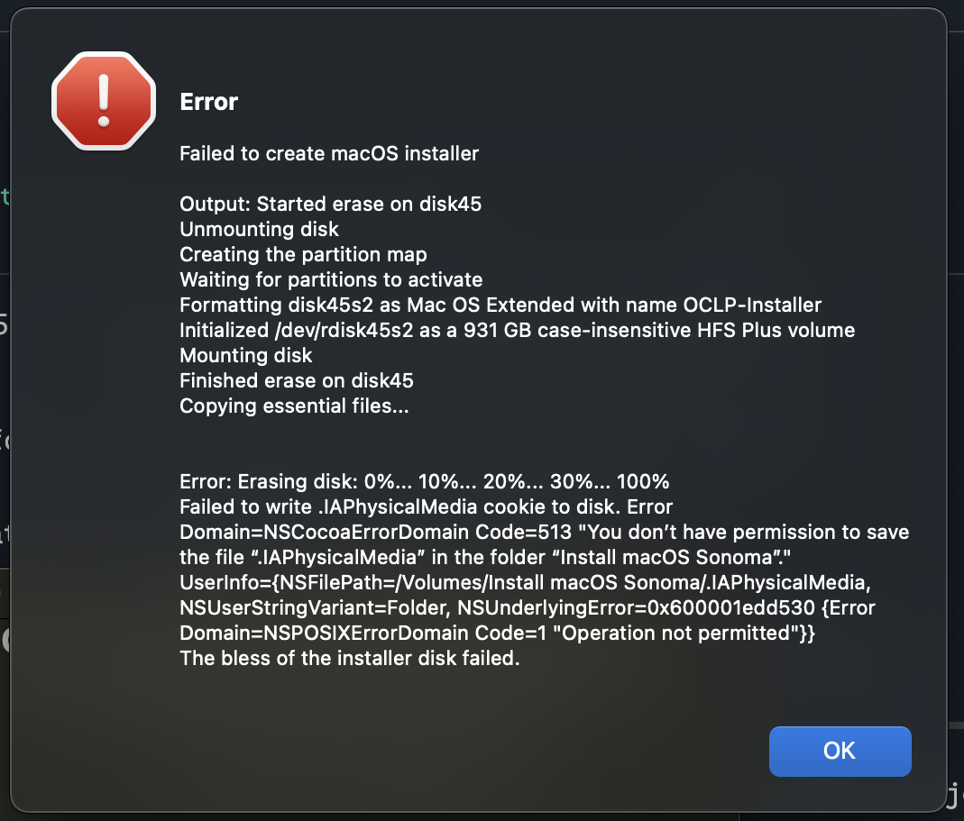 Keine Berechtigung zum Sichern
