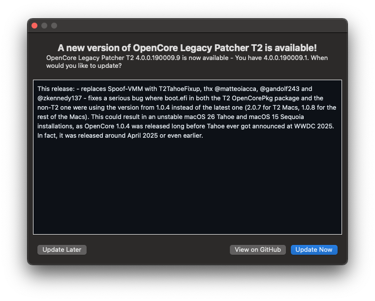 Update verfügbar